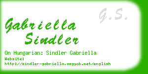 gabriella sindler business card